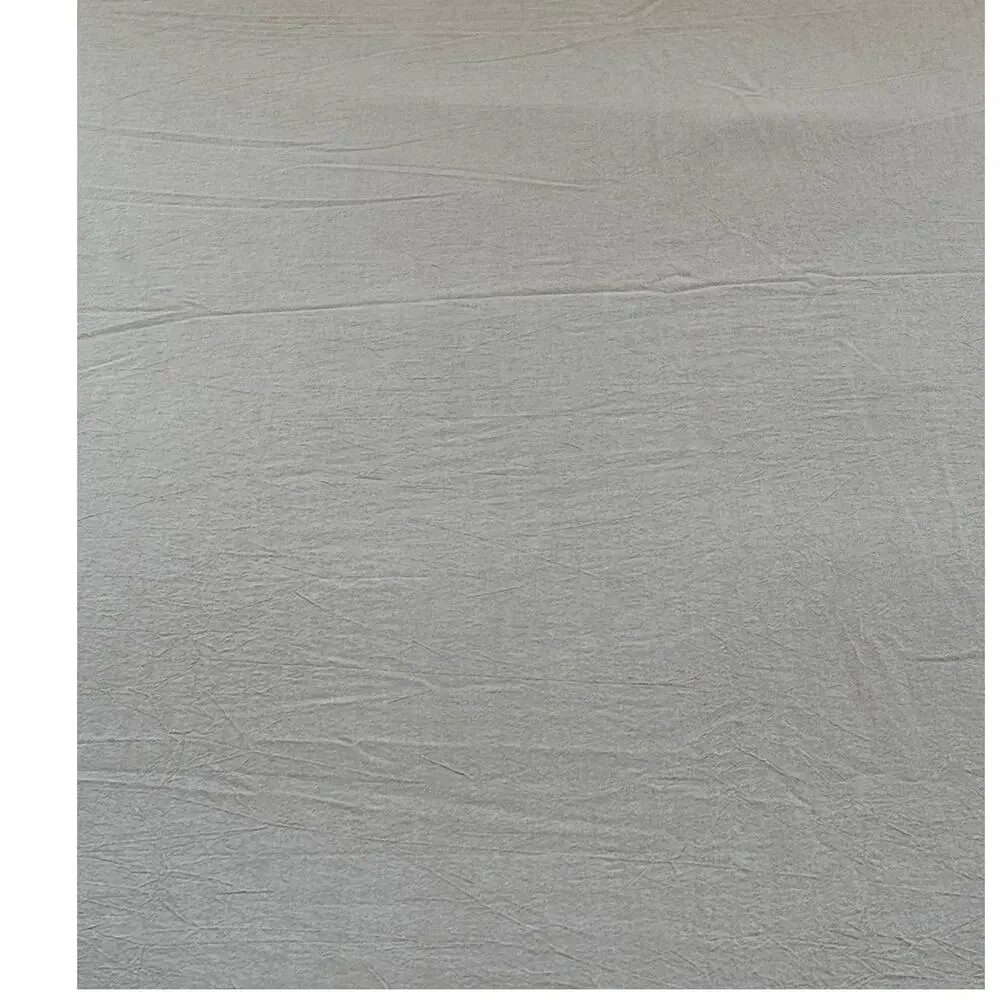 MooMee Queen Duvet Cover Cotton Linen Look Minimalist Neutral Bedding
